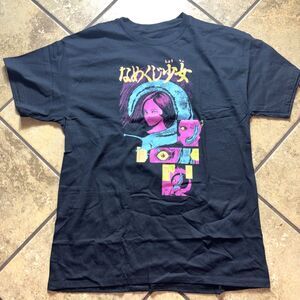 Lootwear Exclusive Junji Ito Collection Black Graphic T-Shirt Size Large Anime